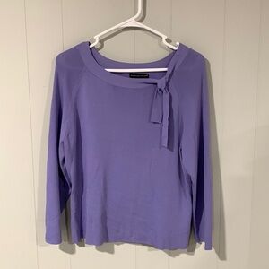 Carolyn Taylor Rayon-Blend Lavender Stretchy Blouse Size XL